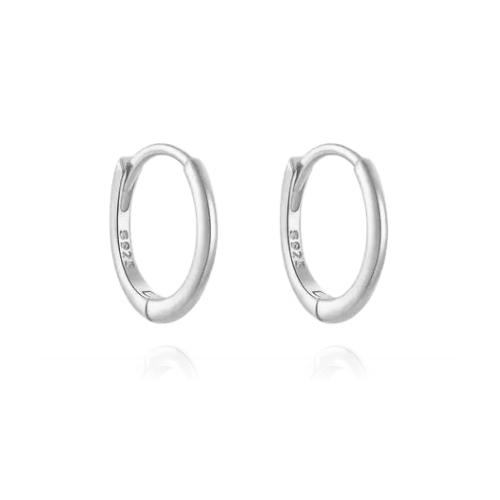 Simple Hoops | Silver Earrings