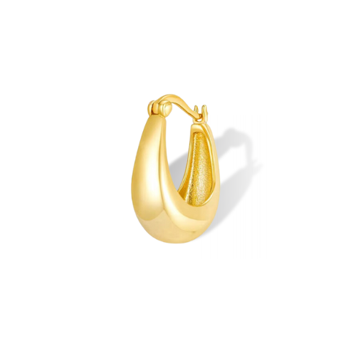 Lange Creolen | Goldene Ohrringe