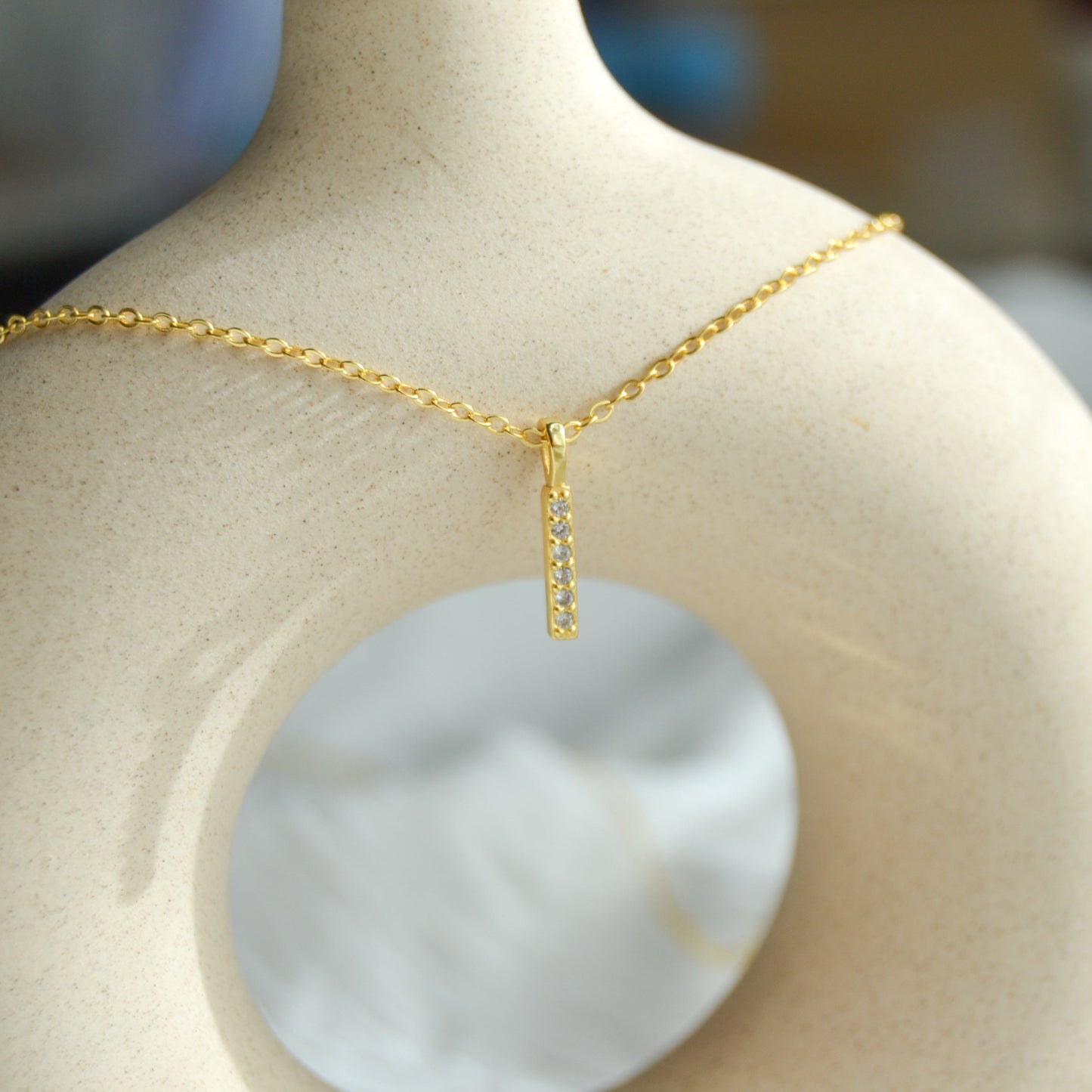 Kleine Steine | Goldkette