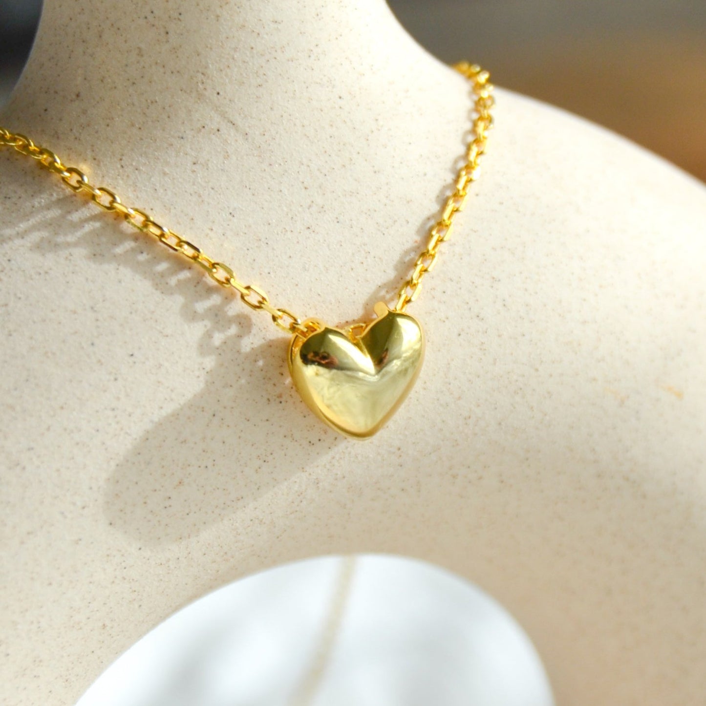 Zierliche Herz | Goldkette
