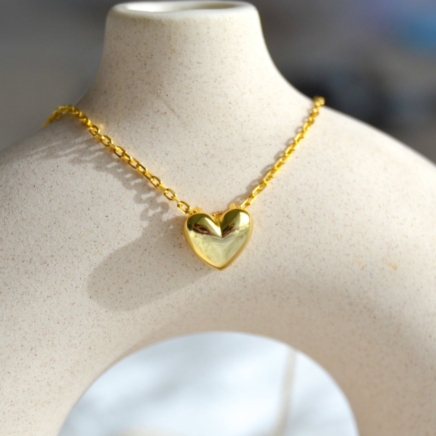 Zierliche Herz | Goldkette